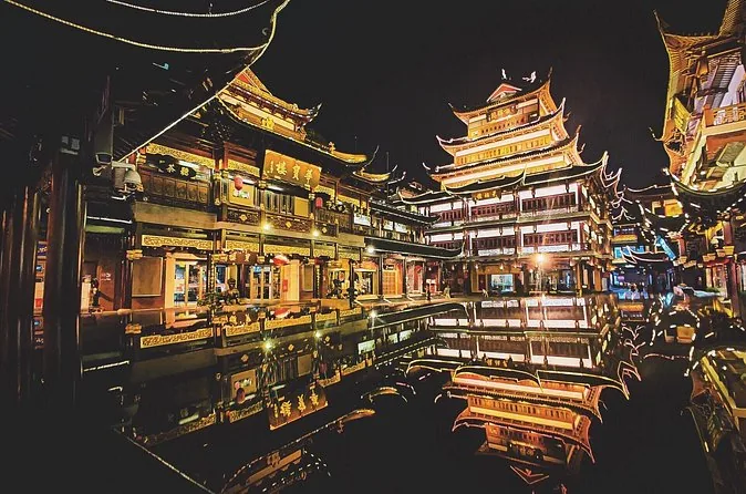 Crucero nocturno por el río y bazar de Yuyuan
